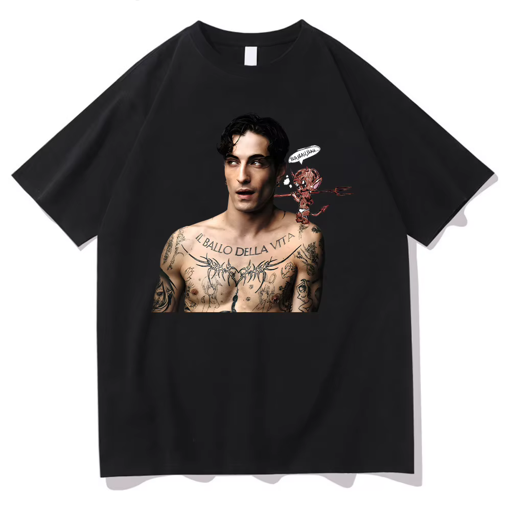Damiano David VOICES T-shirts Damiano David 2025 Hommes Femmes Vêtements Harajuku Haute Qualité Haut