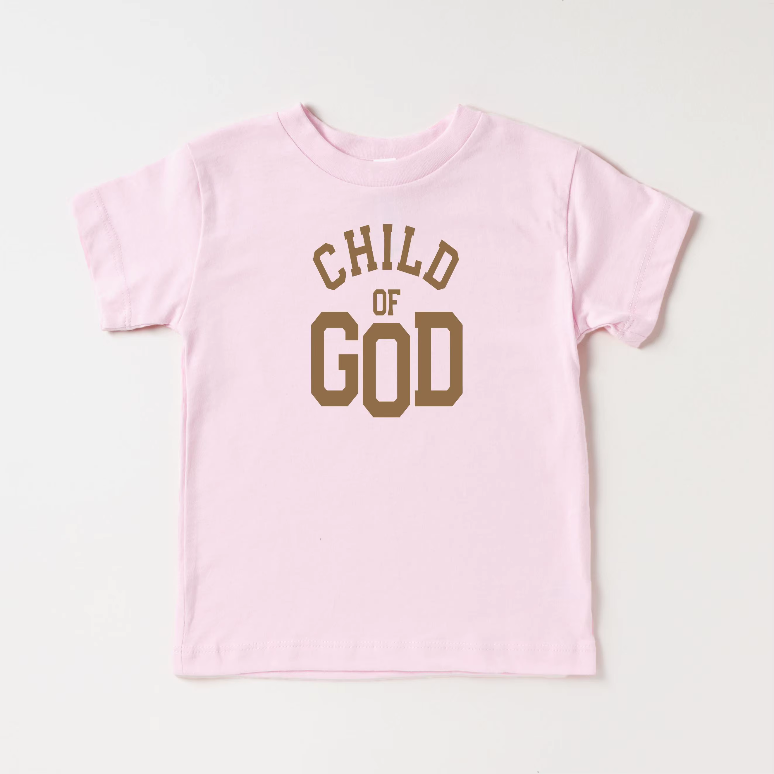 Rétro T-Shirt religieux enfant de dieu chemise impression T-Shirt enfants chrétien T-Shirt été fille