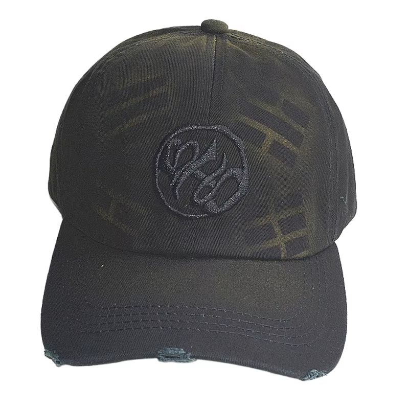 Casquette de baseball en coton noir tricoté brodé Kpop Idols, réglable, pour femmes et hommes, idéal