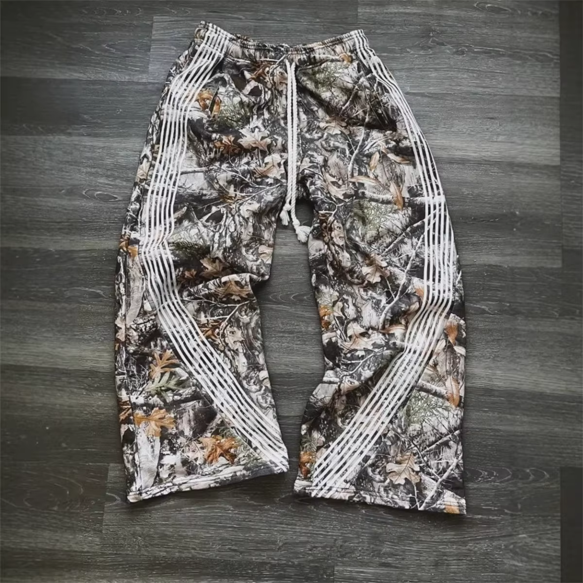 Pantalon décontracté de Camouflage Y2k brodé, fonctionnel tactique fonctionnel pour hommes et femmes