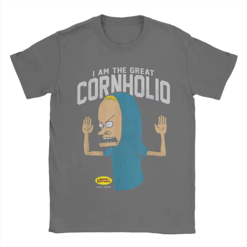 T-shirt pour hommes Beavis and Butt-Head I am the Great Cornholio, T-shirt unique 100% coton, chemis