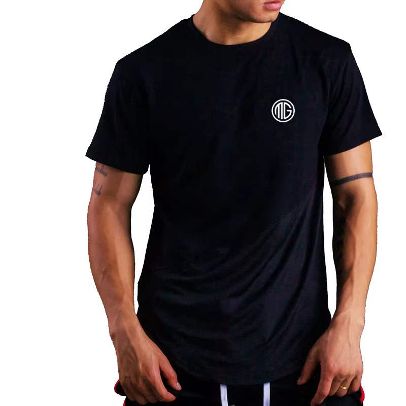 T-shirt respirant et frais pour homme, idéal pour l'été, le sport, la gym, l'entraînement musculaire