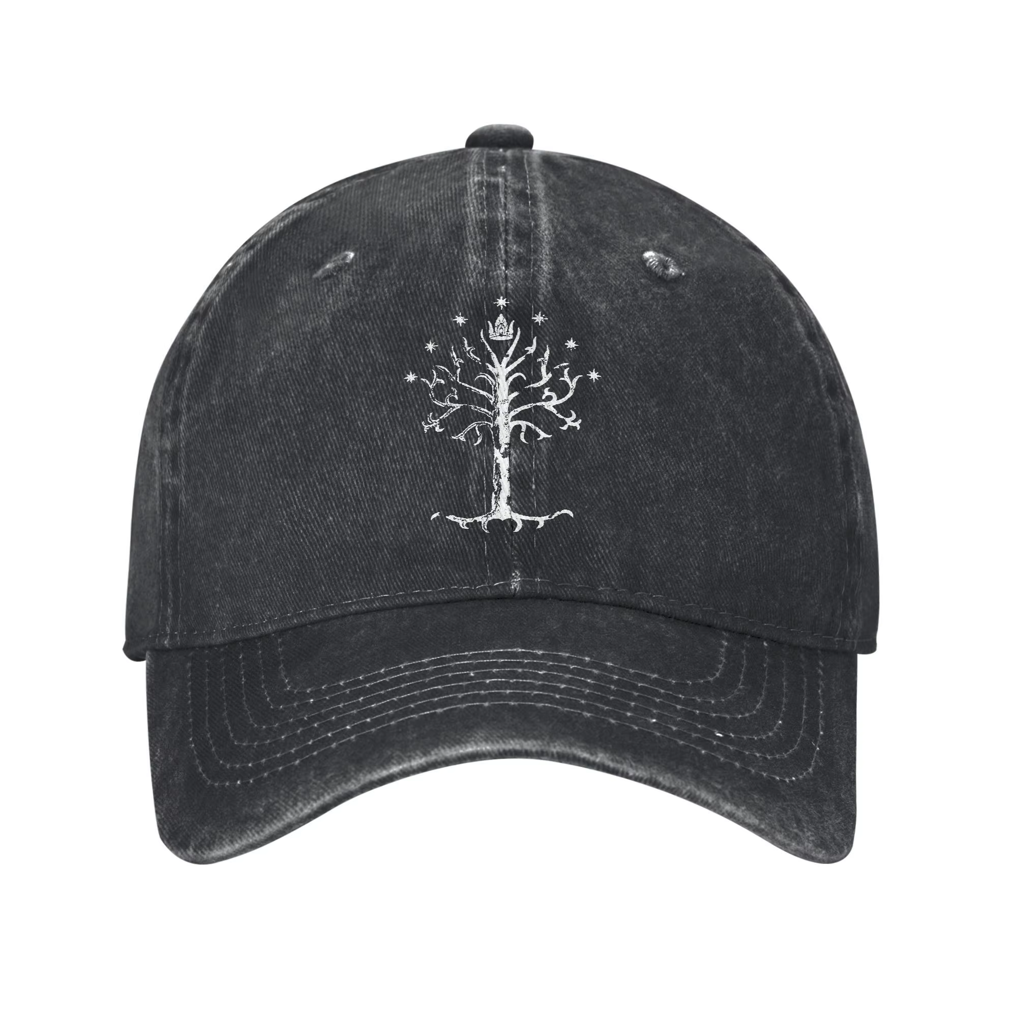 L-Lords Of The R-Rings Arbre de Gondor Casquettes de baseball de style unisexe Chapeaux en coton en 