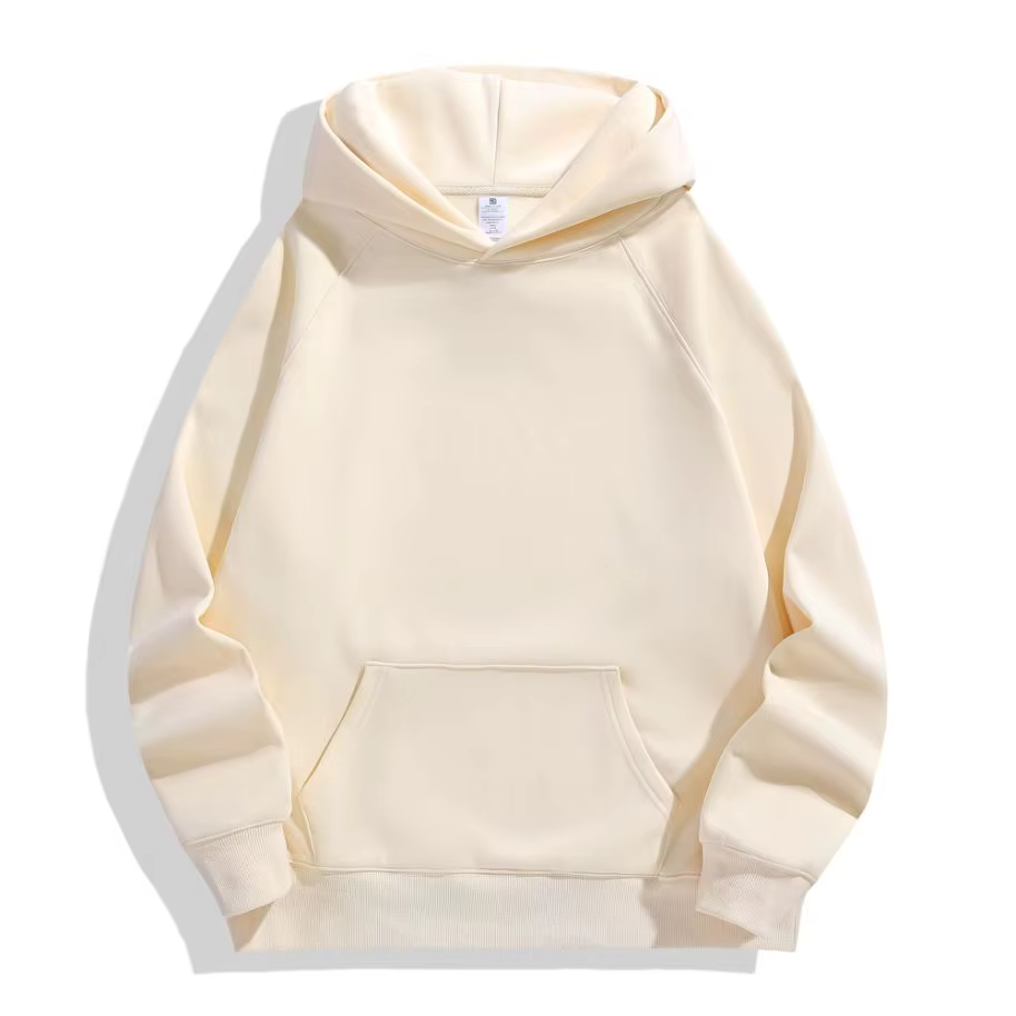 600GSM hommes 100% sweat à capuche en coton Style coréen coupe ample polaire à capuche pull coupe-ve