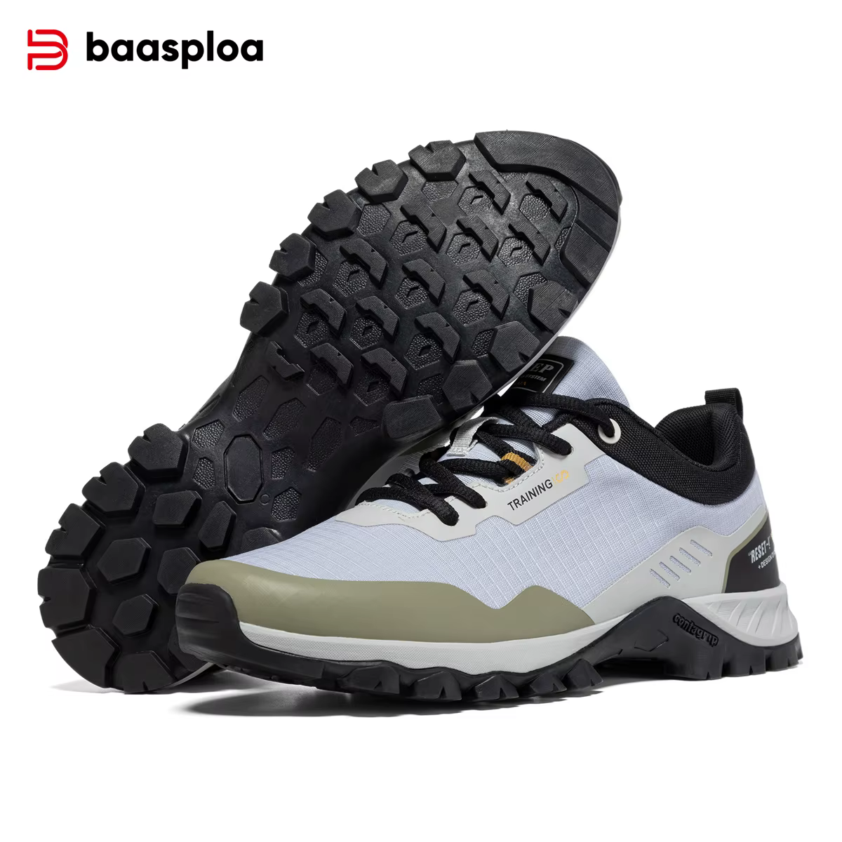 Baasploa – baskets d'extérieur pour hommes, antidérapantes, imperméables, légères, respirantes, de m