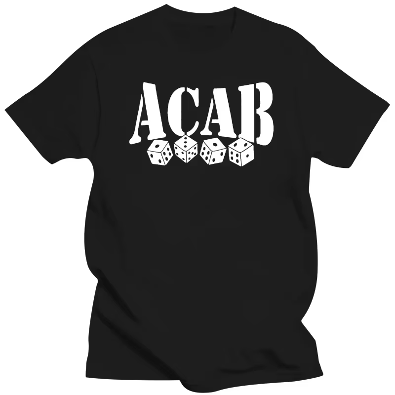 T-shirt ACAB 1312 tendance 100 % coton, style manga vintage, vêtements anime, t-shirts pour hommes, 