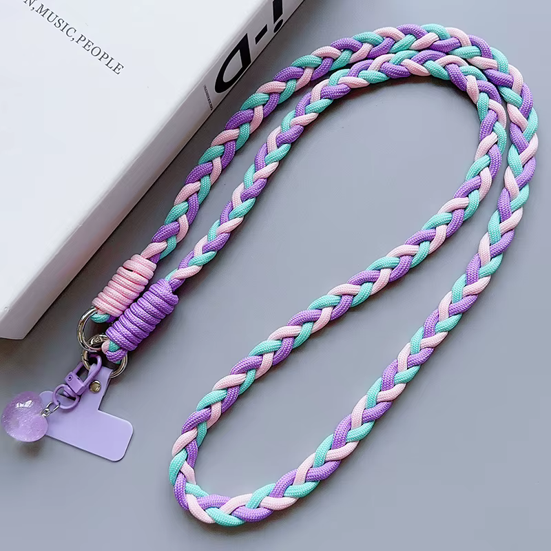 Dessin animé créatif téléphone portable lanière universelle bandoulière longue corde lanière corde d