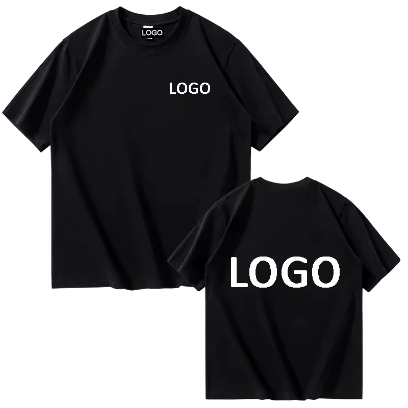 T-shirts imprimés personnalisés pour hommes et femmes, vêtements décontractés amples, T-shirt à manc