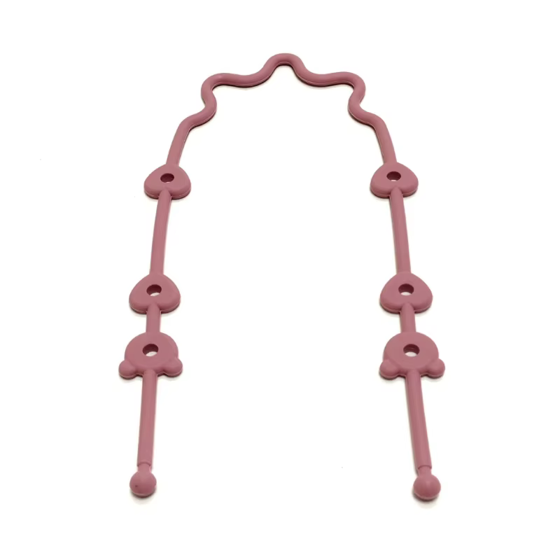 Chaîne sucette colorée en Silicone, porte-jouet pour poussette chaise, empêche les chutes