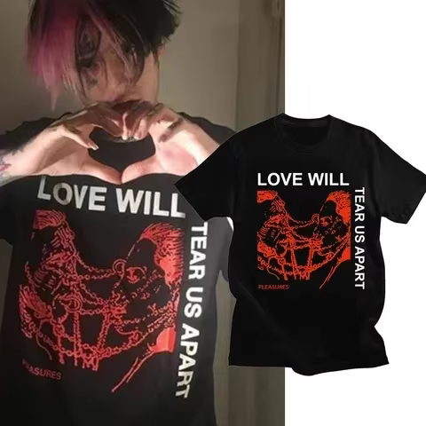 Lil peep Tee femmes Y2K t-shirt drôle fille anime japonais années 2000 vêtements t-shirt