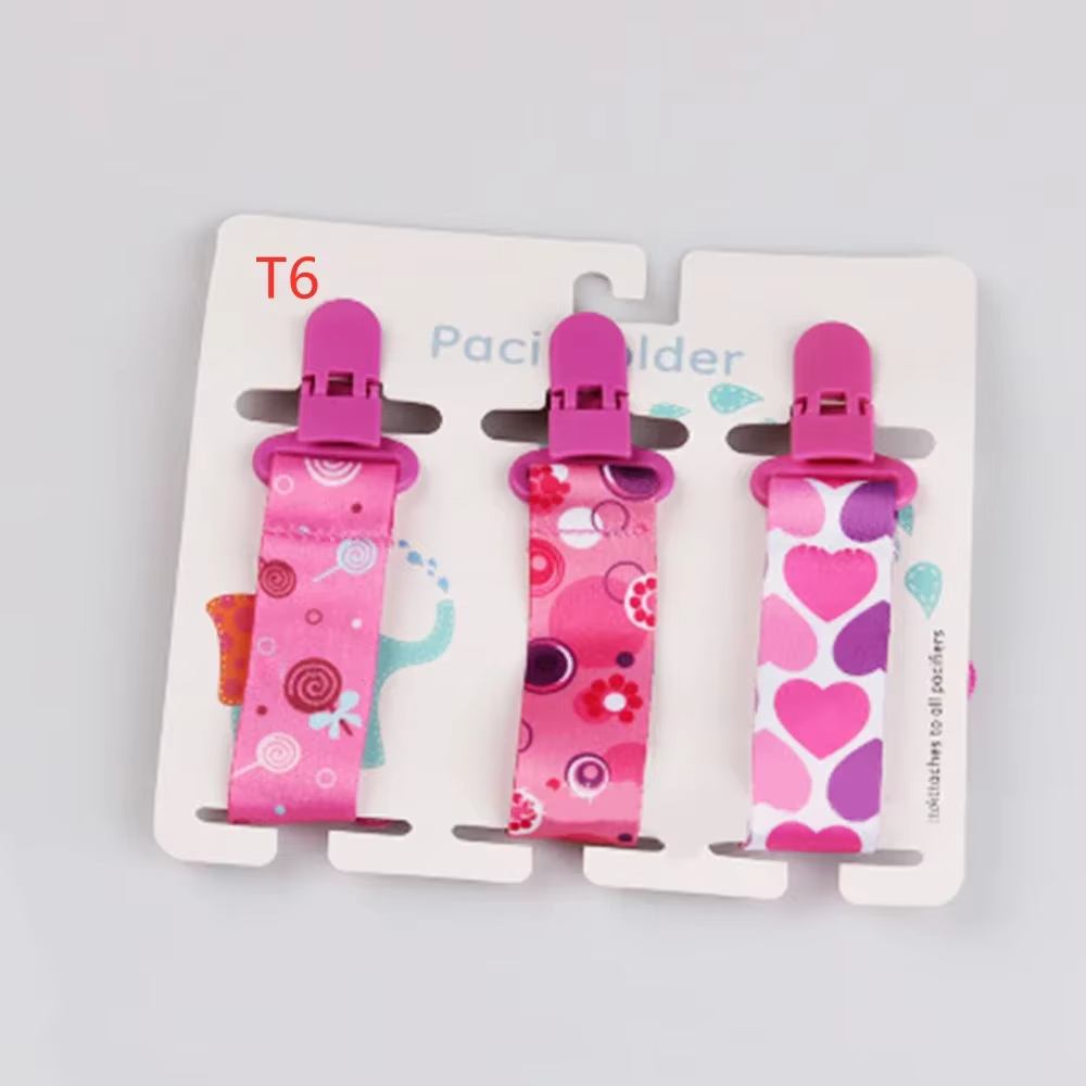 Ensemble de chaînes à attache-sucette pour enfants, 3 pièces, porte-sucette souple, accessoires pour