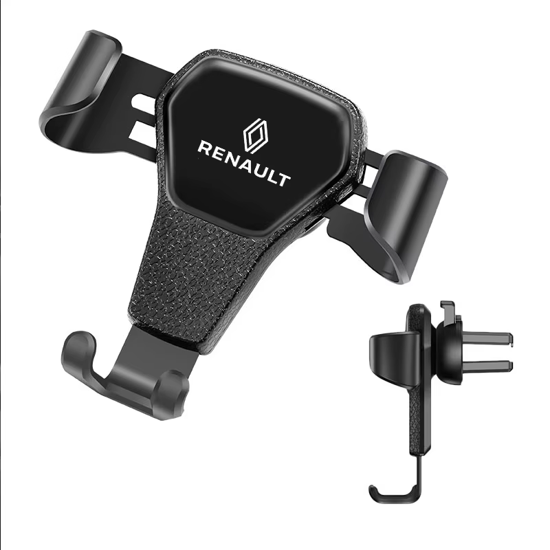 Support de téléphone portable GPS pour voiture, fixation par clip de ventilation, pour Renault Fluen