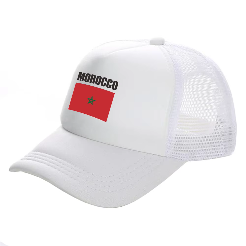Casquette de camionneur Marocain Feel pour hommes, chapeau de baseball marocain, casquettes en filet