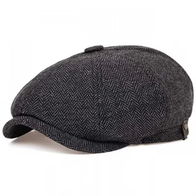 Casquettes classiques pour hommes, chapeau Peaky, chapeau de journal Shelby, béret du même Style, pa