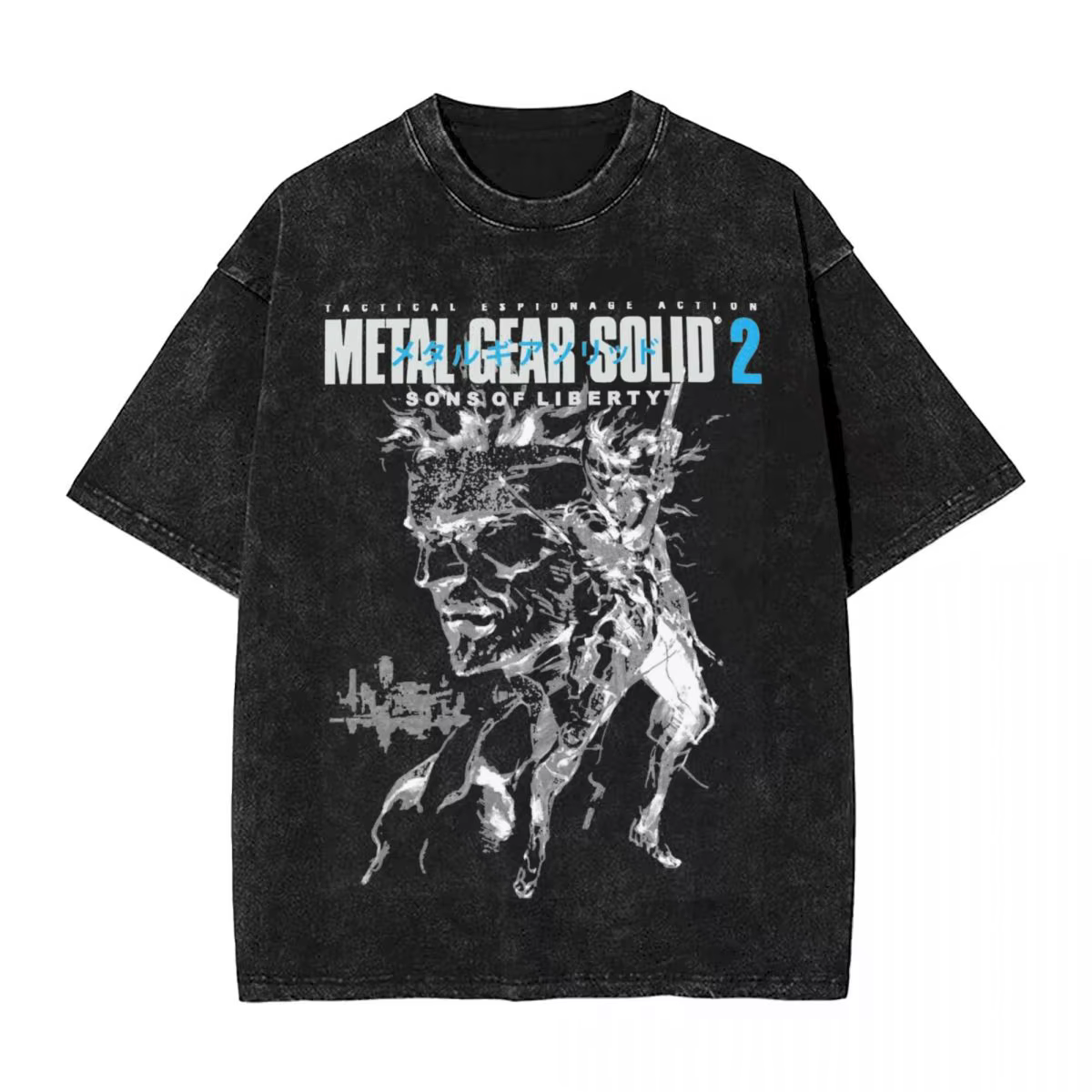 T-shirt Metal Gear Solid 3 Snake Eater, T-shirts d'été Y2K, T-shirts en coton Harajuku 2026 pour hom