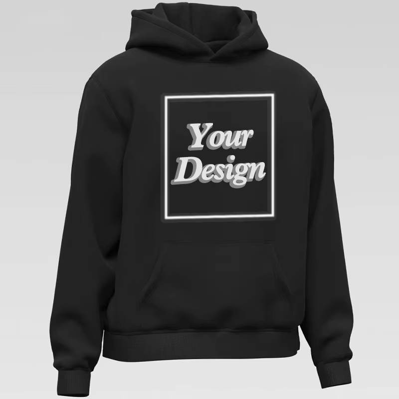 Sweat à capuche en coton personnalisé de haute qualité, imprimez votre photo, texte ou logo de marqu