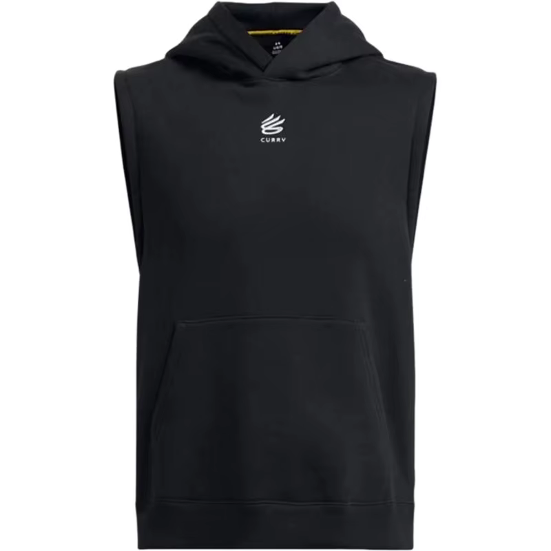 Under Armour UA Débardeur à capuche sans manches doublé en polaire pour homme, pour l'entraînement d