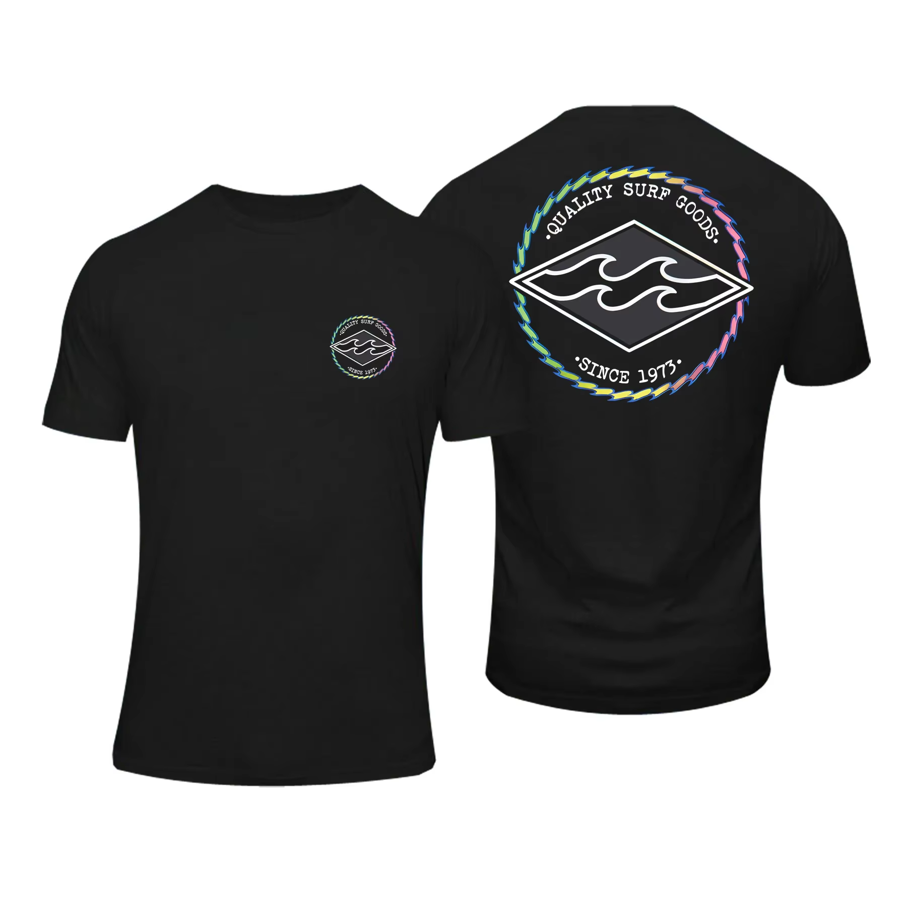 Amazing Tees T-shirt Billa Bong Spirit Walker pour hommes, T-shirt décontracté surdimensionné double