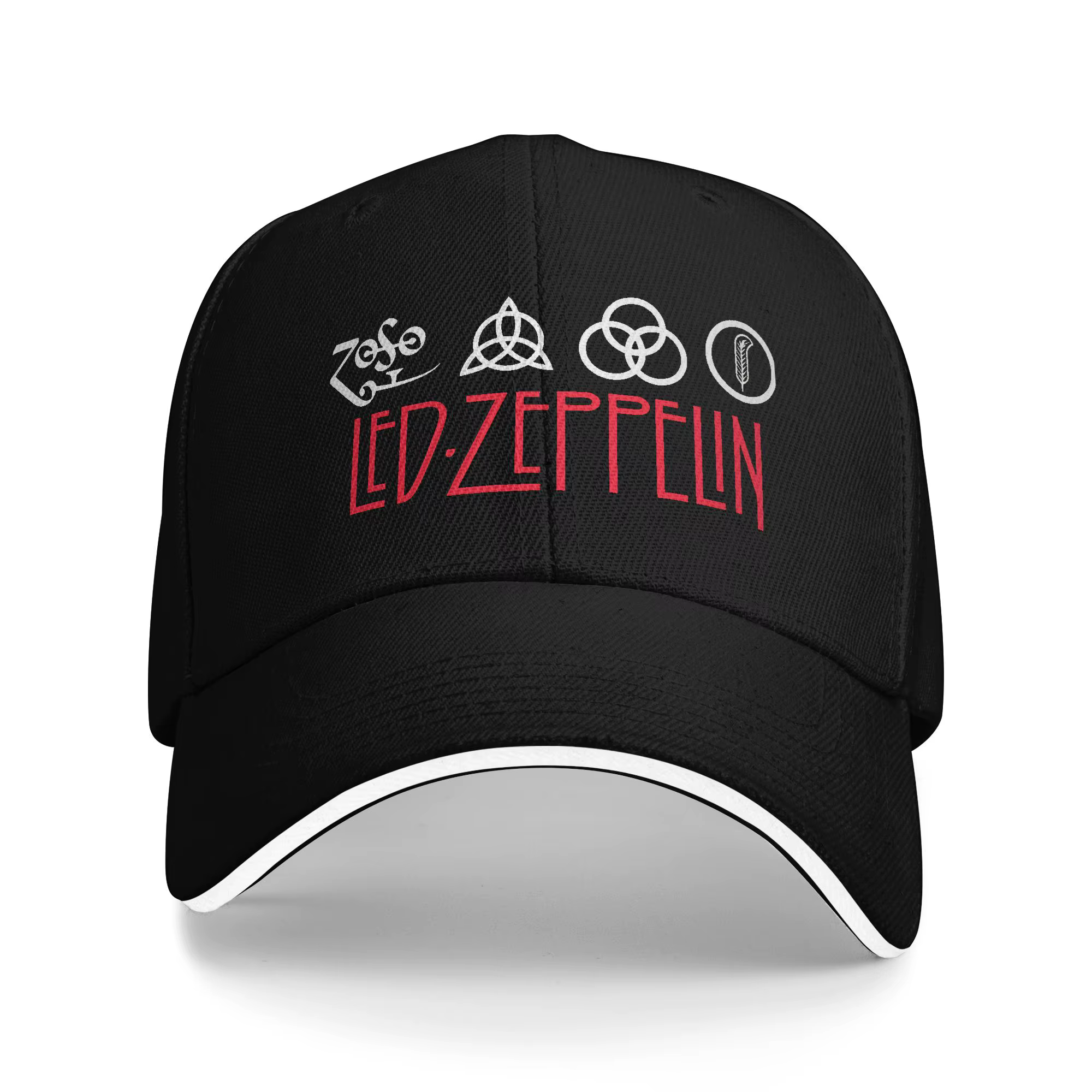 Casquette de baseball Led Zeppelin U.S. Tour 1975 pour femmes et hommes, chapeau de camionneur impri