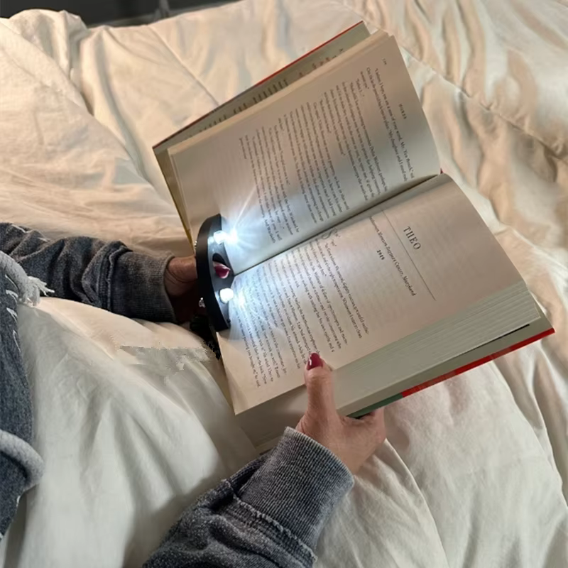 Marque-page de pouce, lecture à une main, Support de livre de pouce, Support de Page de livre LED, m