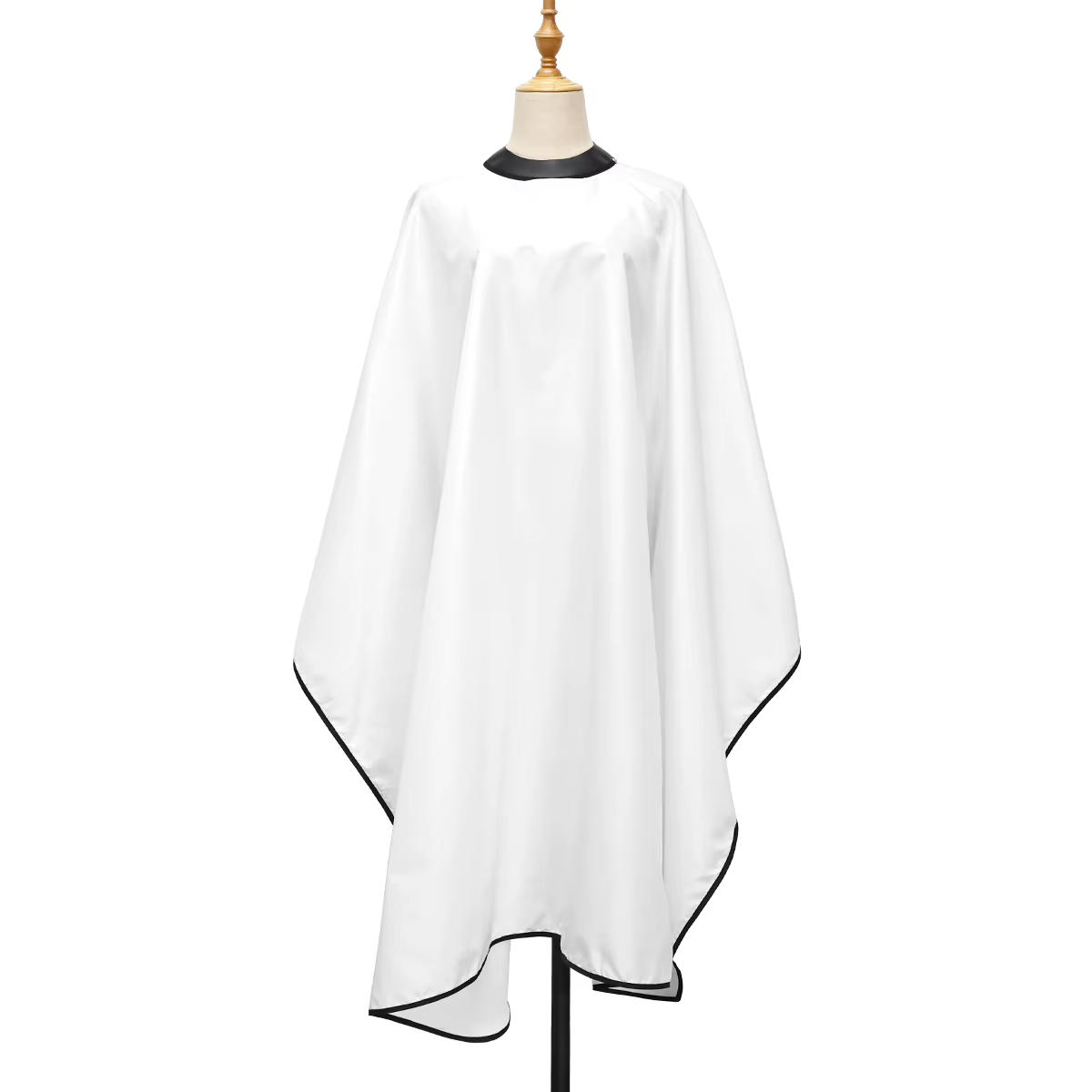 Cape de barbier professionnelle Cape de coupe de cheveux col en Silicone imperméable Cape de Salon a