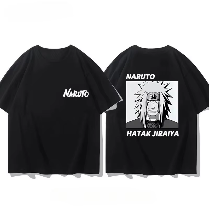 T-shirt Naruto Anime 2026 pour Homme, 100% Coton, Haute Qualité, T-shirt de Luxe de Créateur, Nouvea
