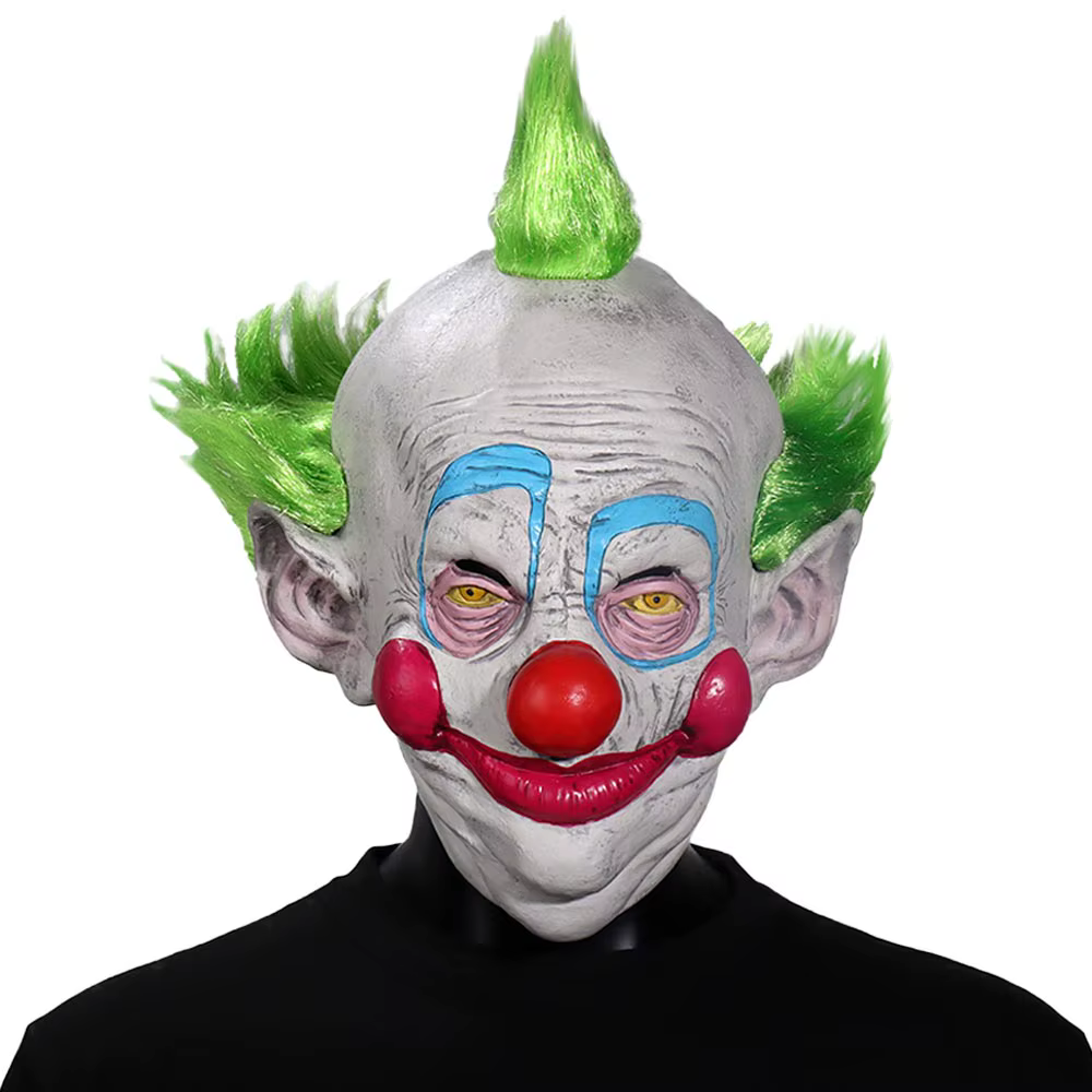 Masque de clown Monténégro d'horreur de l'espace extra-atmosphérique, masque de cosplay, casque en l