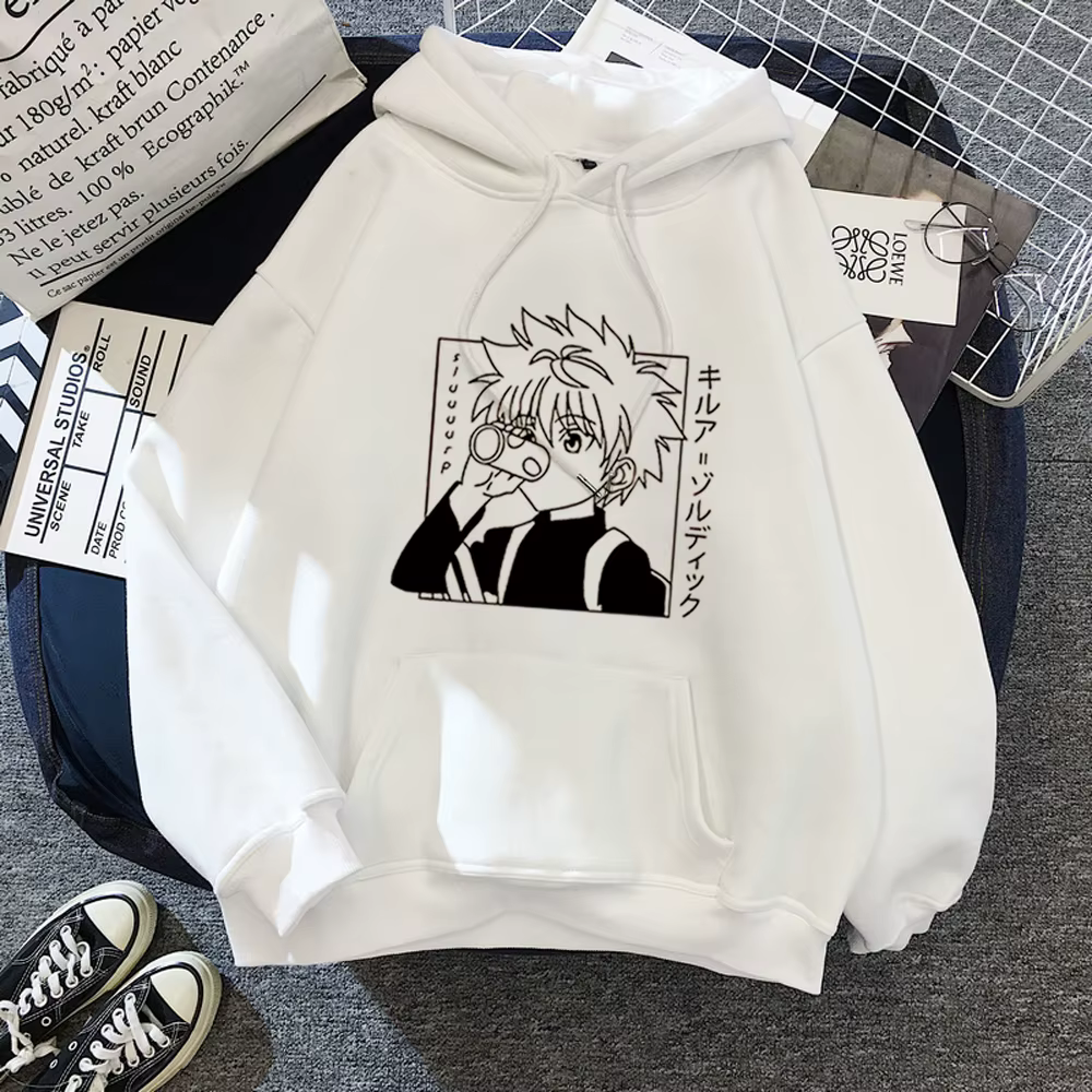 Sweat-shirt à capuche Hunter X pour hommes et femmes, sweat-shirt en molleton Kurapika Manga, automn