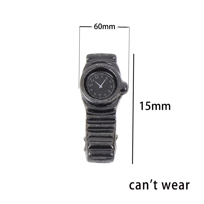 Mini montre pour poupée, décoration de maison de poupée, accessoires de montre miniature, modèle de 