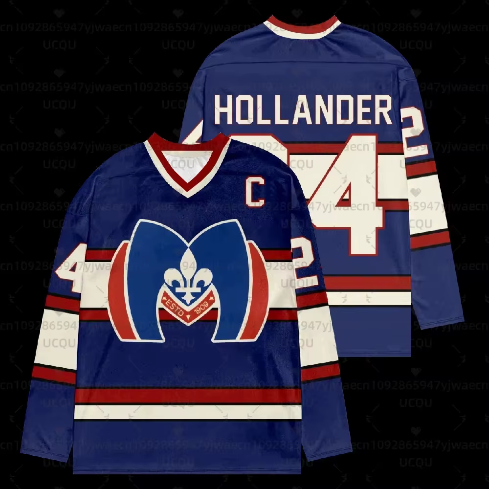 Nouveau maillot de hockey chauffant à manches longues pour hommes et femmes, T-shirts Rozanov HOLLAN
