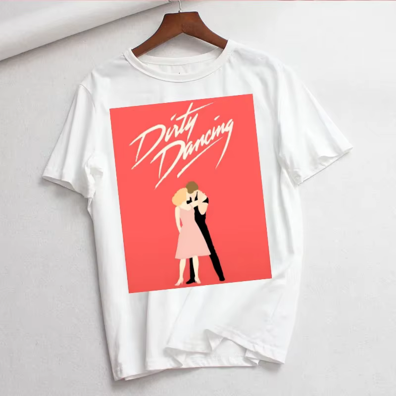 T-shirt pour femme Dirty Dancing, T-shirt imprimé graphique, haut à manches courtes 2025, T-shirt d'