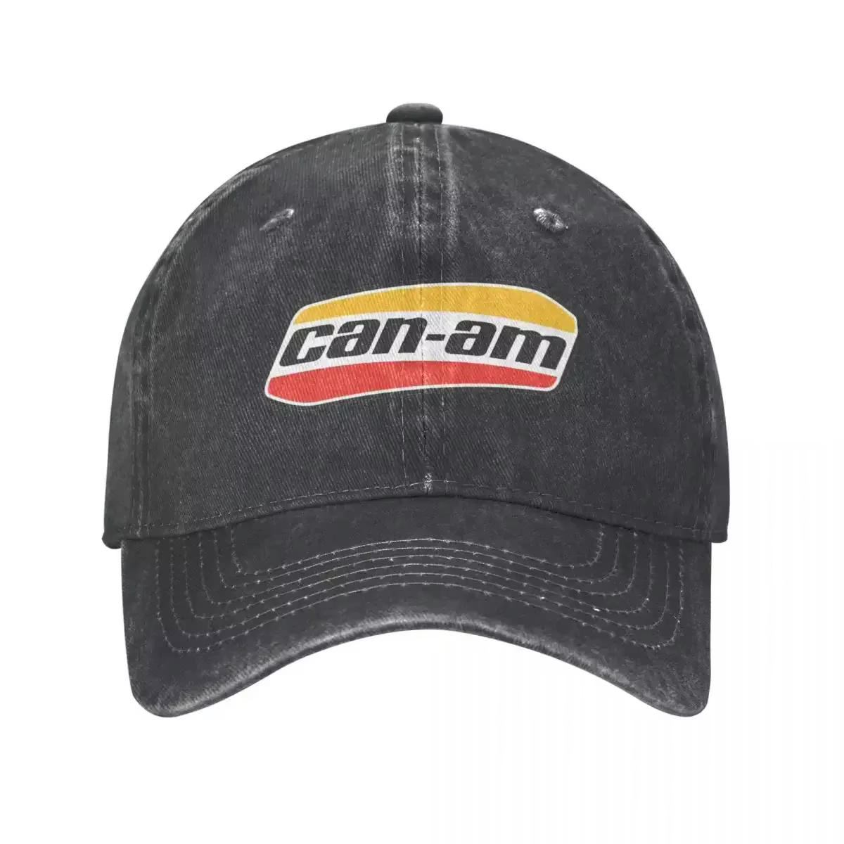Casquette de baseball rétro Can-Am unisexe en jean délavé style vieilli, casquette snapback pour les