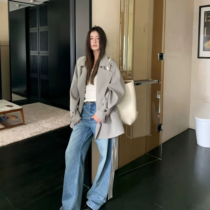 Manteau pour femmes, nouveau Style d'automne 2025, sensation haut de gamme, pour petites figurines, 