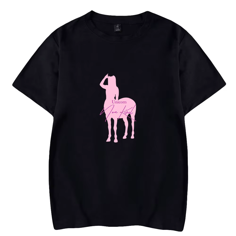 Noa Kirel t-shirt col rond manches courtes T-shirts hommes femmes Streetwear impression décontracté 