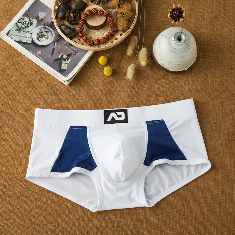 Sous-vêtements en soie de lait à angle plat pour hommes, boxers confortables et doux pour la peau, r