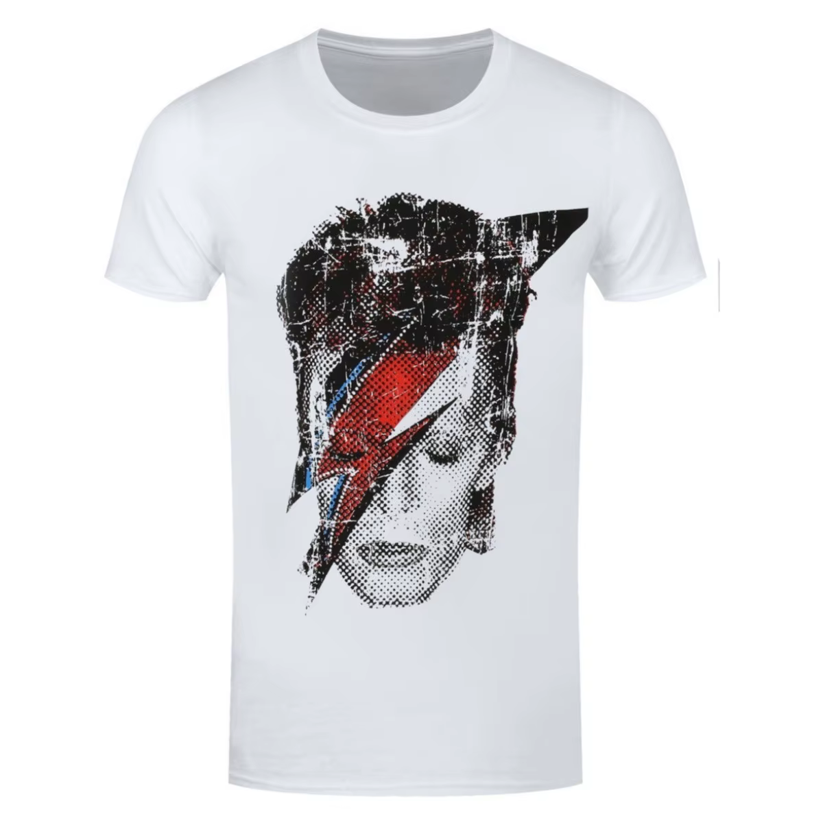 T-shirt en coton avec motif David Bowie, unisexe, à manches courtes, de marque, à la mode, de luxe, 
