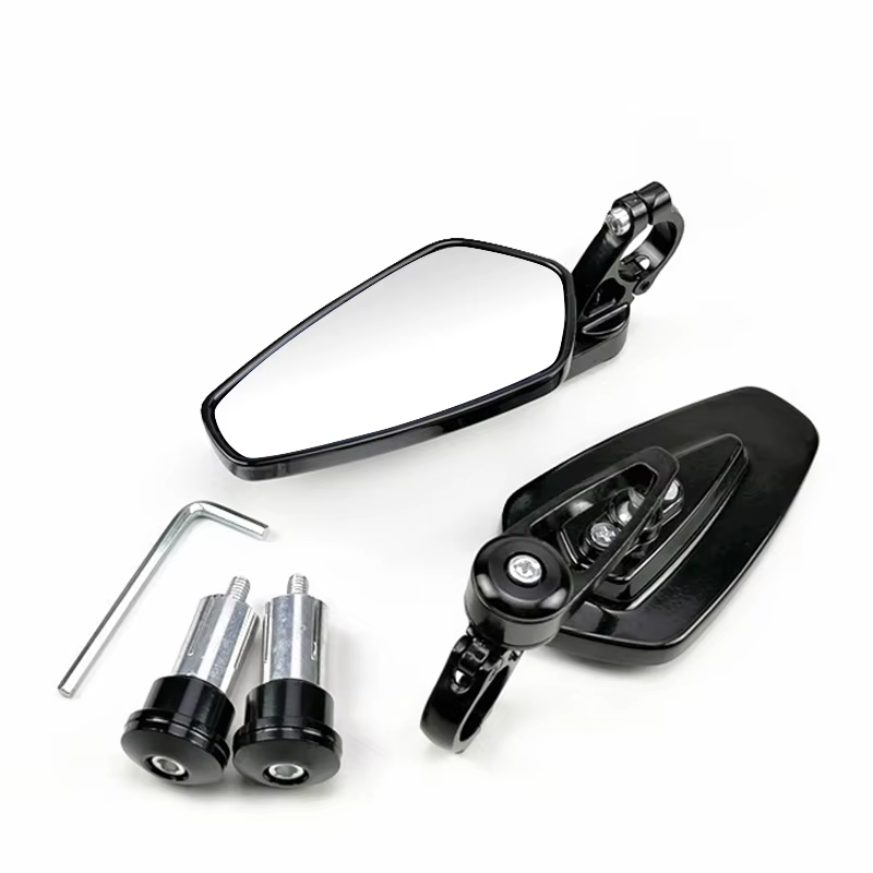 EAFC 1 paire 7/8 "22mm rétroviseurs de moto universel Scooter barre fin guidon miroir rétroviseur ac
