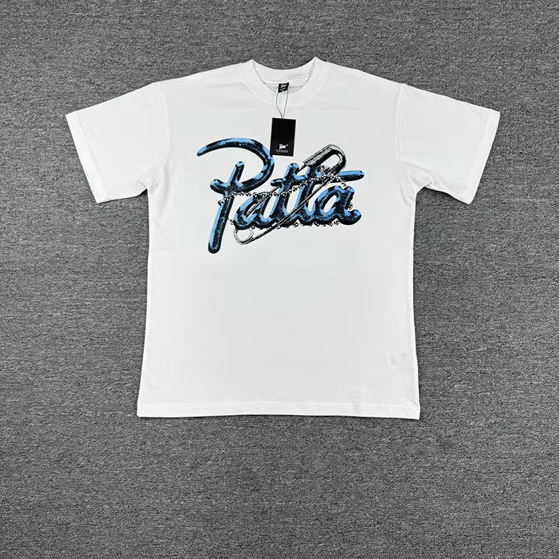Nouveau T-shirt Patta 2026 avec imprimé lettres, style streetwear, décontracté, à manches courtes, p