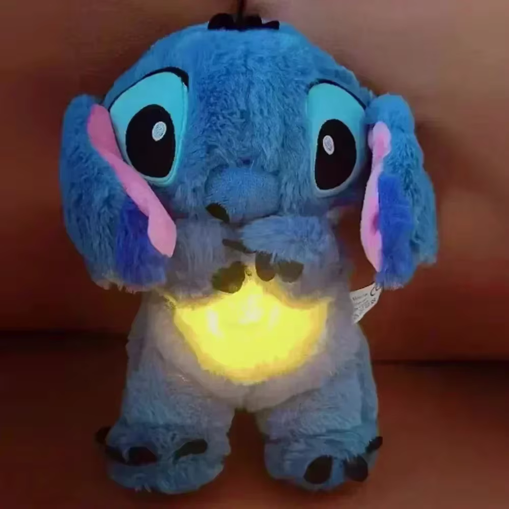 Lilo & Stitch – Poupée apaisante respirante, personnage d'anime Disney Kawaii, accessoires Stitch, d