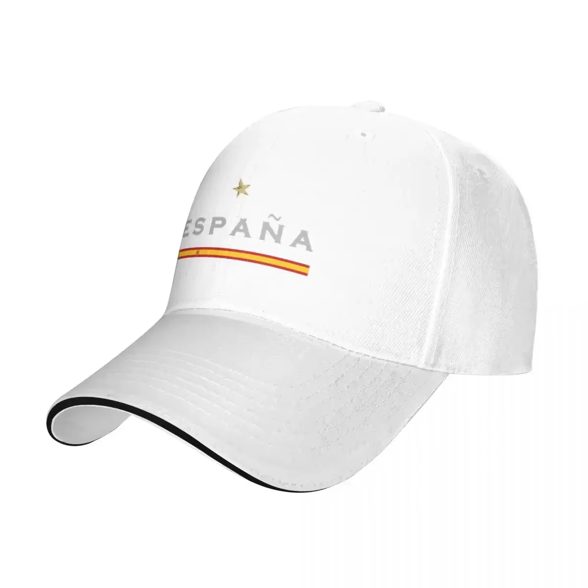 Casquette de baseball personnalisée avec drapeau ESPANA et étoile, imprimé Espagne, pour femmes et h