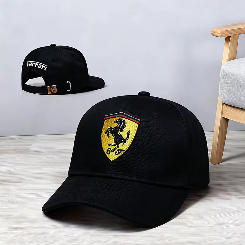 Casquette de Baseball brodée réglable, chapeau de sport automobile, Protection solaire, pour Ferrari