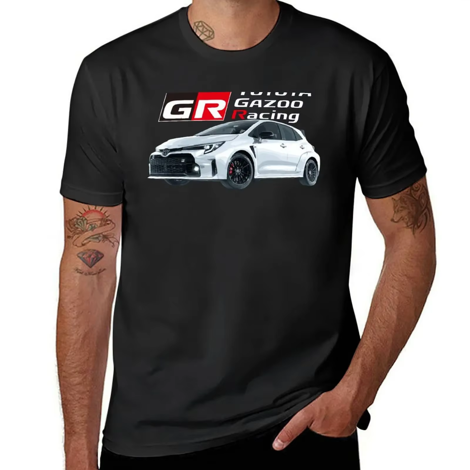 GazCorTrusthot-T-Shirt Blanc pour Homme, Vêtement Esthétique, Sublime, Graphique Surdimensionné, E21