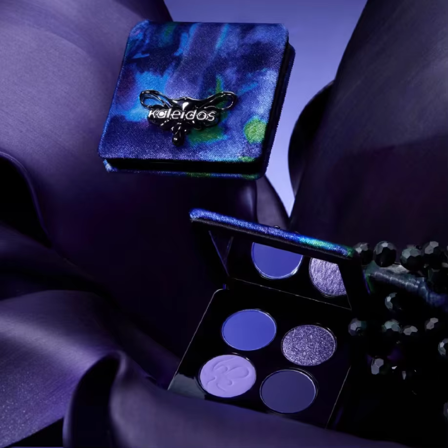 Kaleidos maquillage paillettes fard à paupières Palette 4 couleurs haute pigmentation miroitant Mono