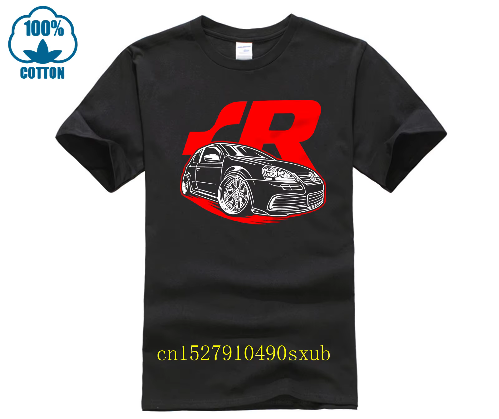 Golf MK5 R32 t-shirt hommes haute qualité col rond cool homme T-shirt