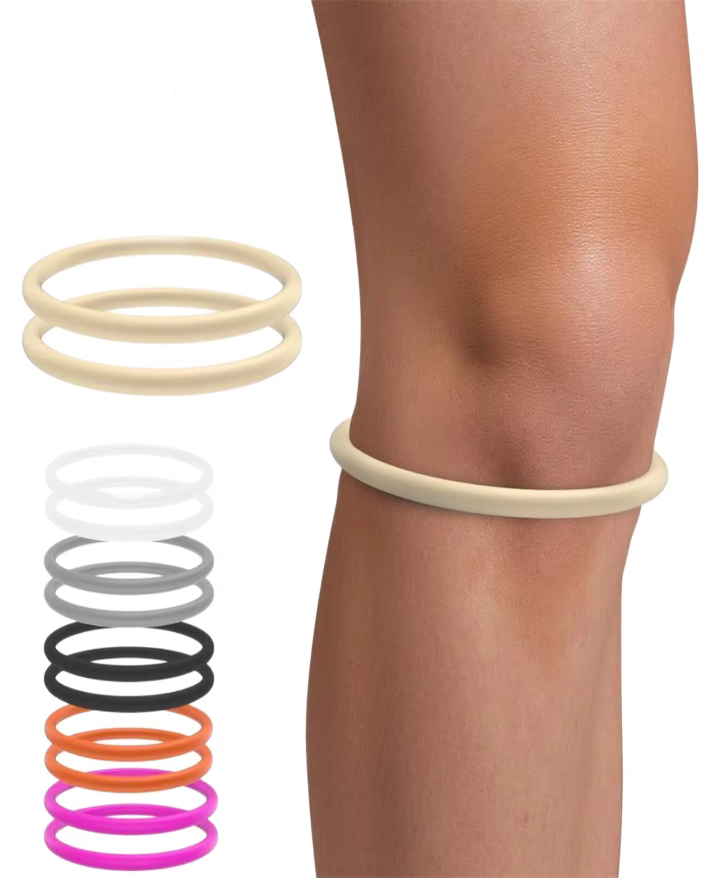Sangle de soutien du tendon rotulien, Sangle de soutien du genou pour soulager la douleur et stabili
