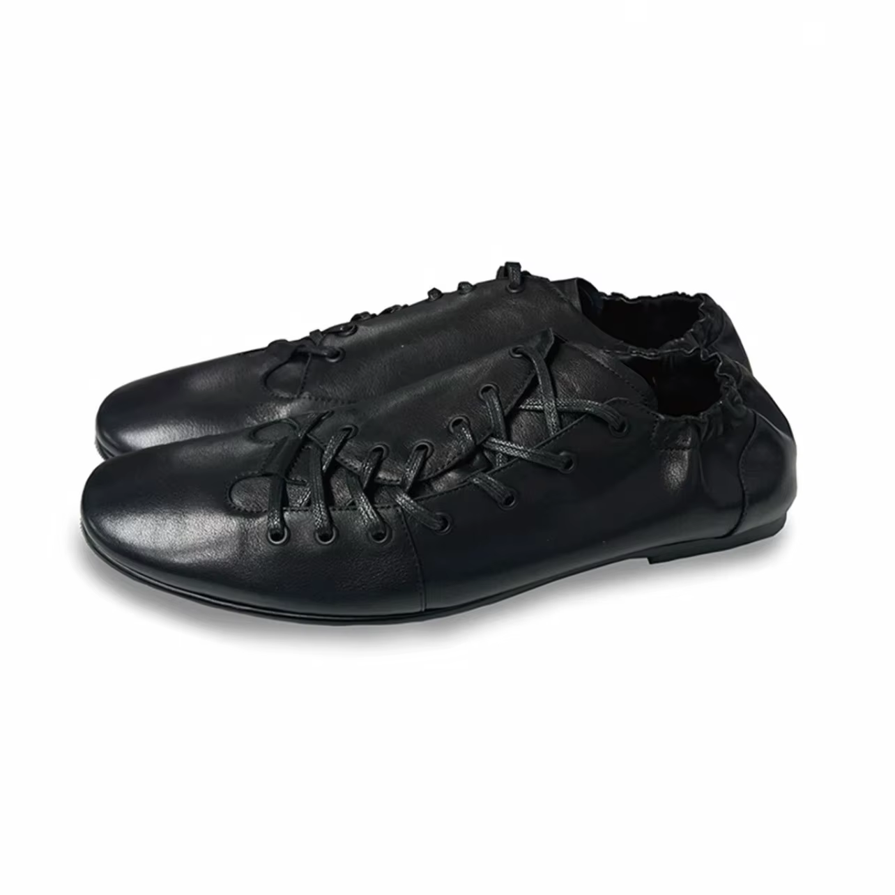 Baskets basses unisexes rétro style armée allemande, semelle plate minimaliste noire, nouvelle colle