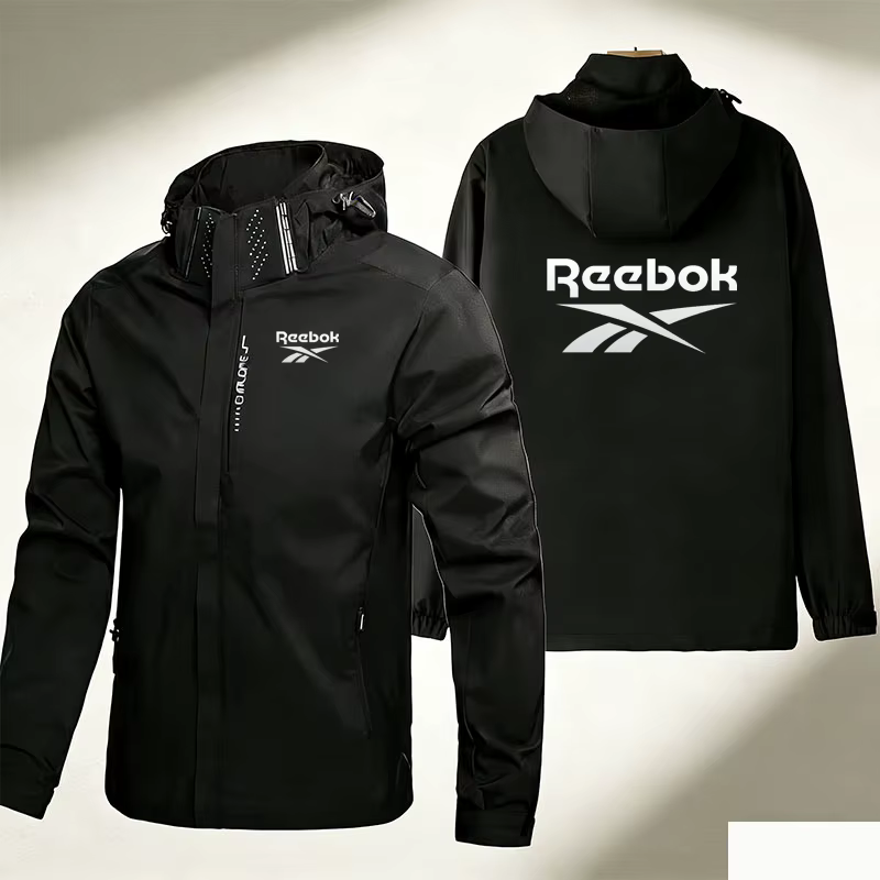 Veste de cyclisme imperméable pour homme avec logo Reebok / Vêtements de VTT / Manteau / Imperméable