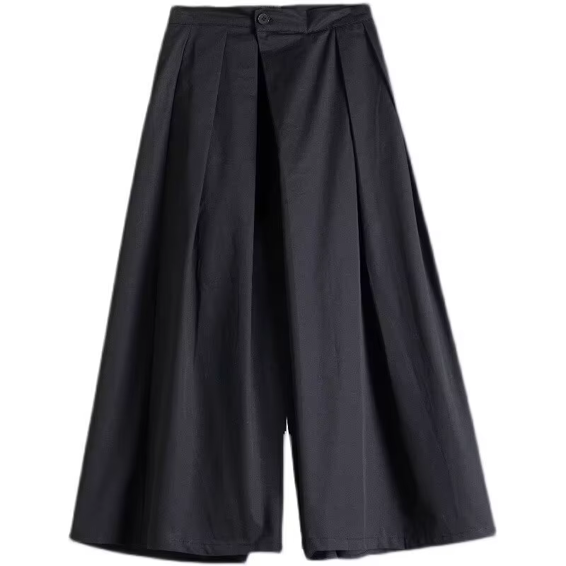 Pantalon de samouraï à jambes larges pour hommes et femmes, mode japonaise Harajuku YY Hakama, unise
