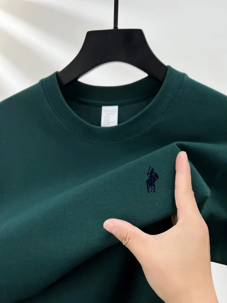 100% coton haut de gamme à manches courtes T-shirt hommes été créateur de mode marque classique golf