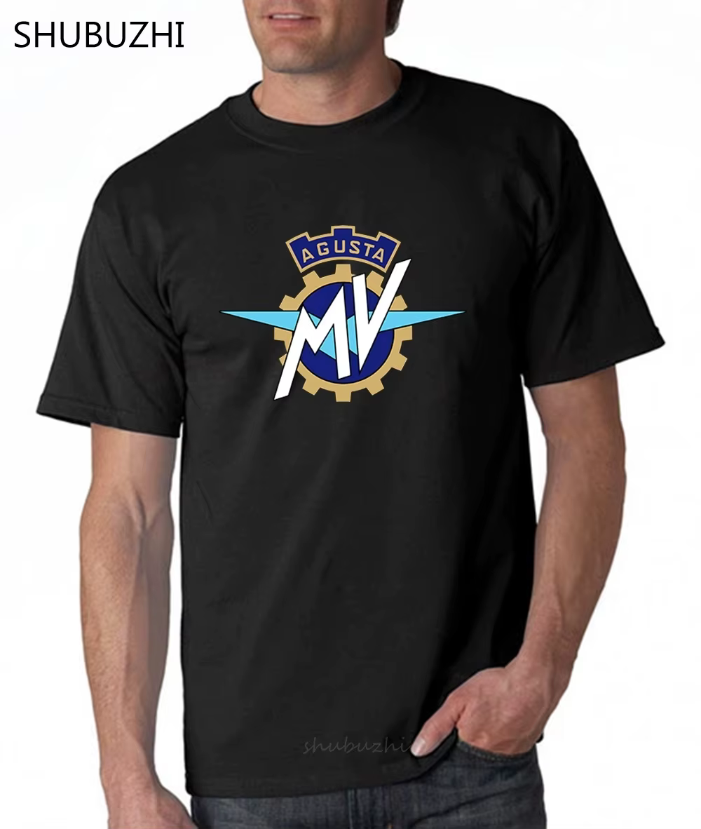 Biker moto Mv Augusta moto italienne Logo qualité supérieure t-shirt homme marque teeshirt hommes ét